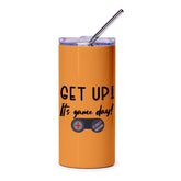 Game Day Tumbler, Gamer Gift, Video Game Lover, Get Up Its Game Day, Gaming Tournament, Personalized Tumbler, Gift for Him, Her - Tawshia